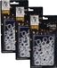 Crochet de suspension de guirlande lumineuse - 72 pièces - Blanc - Plastique