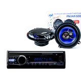 Pakket PNI Pakket Radio MP3 autospeler PNI Clementine 8524BT 4x45w + coaxiale autoluidspreker PNI HiFi500, 100W, 12,7 cm
