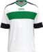 Jako Club 92 Shirt Korte Mouw Heren - Wit / Sportgroen / Zwart | Maat: XL