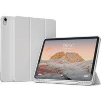 Accezz Smart Silicone Bookcase voor Apple iPad Air 11 inch (2026) M4 / (2025) M3 / (2024) M2 / Air 5 (2022) / Air 4 (2020) - Grijs