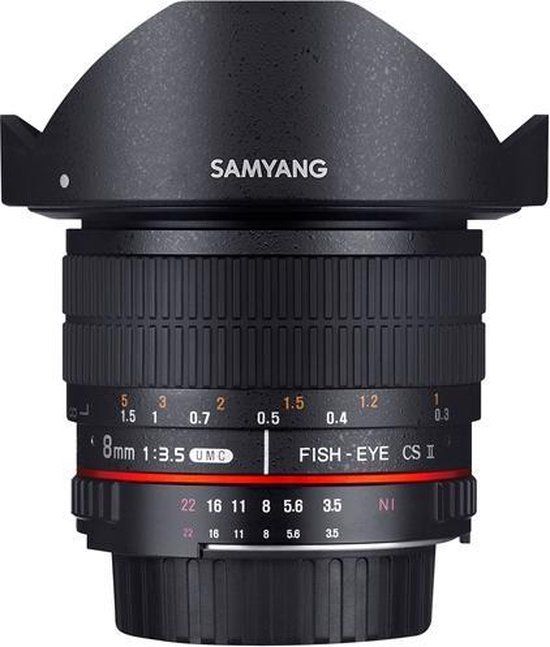 Samyang 8mm F3.5 Umc Fisheye Csii Prime lens