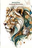 Bold & Easy Animals: Coloring Book for Adults and Kids