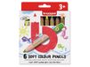 Bruynzeel Kids Soft Kleurpotloden - 6 stuks - 3+ jaar - Jongen/Meisje