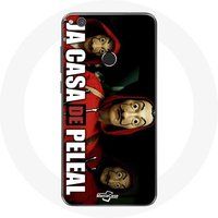 Maniacase Etui voor Huawei P8 Lite 2017 La casa de papel Maskers van Dali