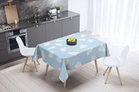 Bonamaison Tafelkleed, Anti-Mold, Sneldrogend, Waterdicht, 100% Polyester Tafellaken, Willekeurig patroon, 140 x 140 Cm