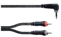 Cordial 14859 audio kabel 1,5 m 3.5mm 2 x RCA Zwart