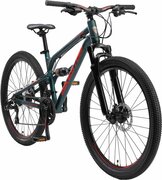 bikestar MTB Fully, aluminium, 26 inch, 21 speed, groen