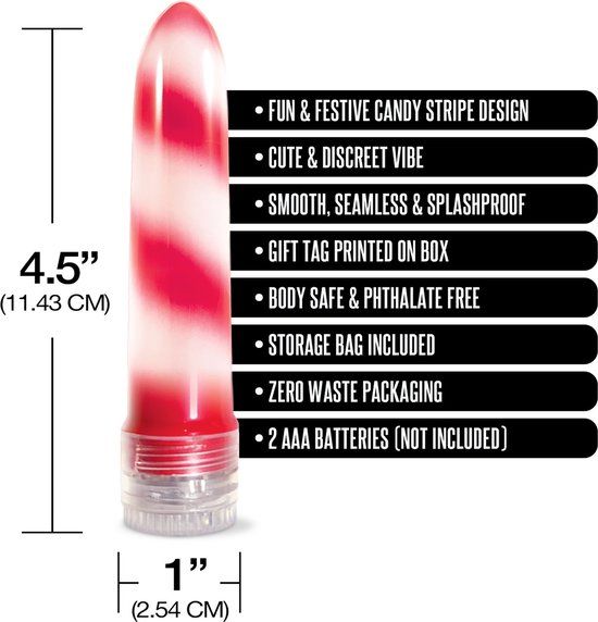 Pleasure Package Global Novelties Sweet Twist Bullet Vibrator - Red