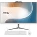 MSI Modern AM242 1M-1220EU Intel Core 5 120U 60,5 cm (23.8") 1920 x 1080 Pixels PC tout-en-un 8 GB DDR5-SDRAM 512 GB SSD Windows 11 Pro Wi-Fi 6E (802.11ax) Blanc