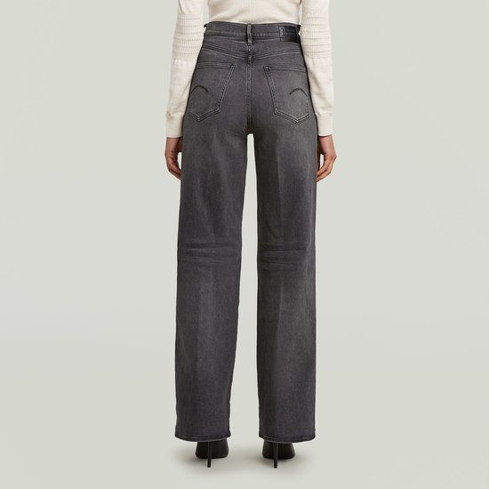 G-Star Deck 2.0 High Loose Wmn Jeans Dames W29 x L32 Zwart