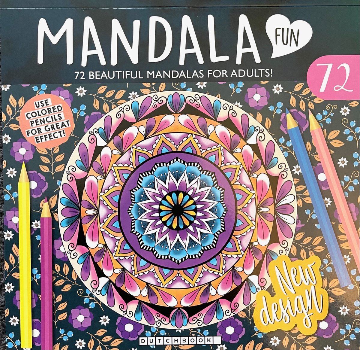 Dutchbook Mandala kleurboek voor volwassenen met 72 kleurplaten