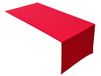 Lemos Home Tafelloper van hoogwaardige kwaliteit, 100% katoen, concept collectie, kleur en maat naar keuze, 45 x 120 cm, Rood