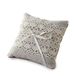 mopec Bruiloftskussen met kant ivoor en lint, hoofdmateriaal, beige, 3 x 10 x 10 cm, 4 stuks