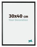 yd. Cadre photo 30x40 cm Plastique Noir Brillant Bordeaux