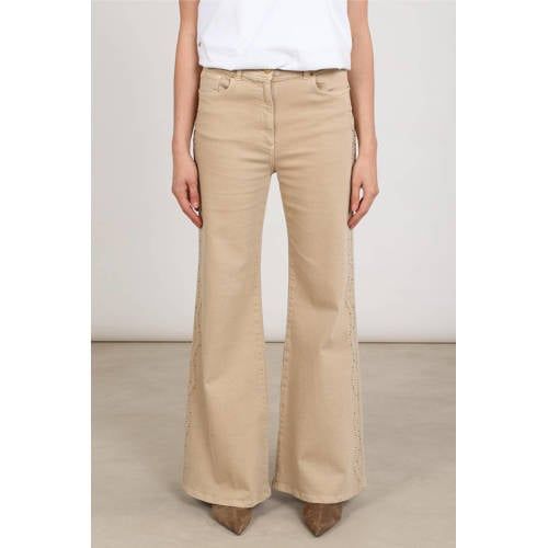 NUKUS flared jeans - beige