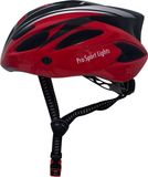 Pro Sport Lights Fietshelm Dames Heren - Large 58/62cm - Zwart/Rood
