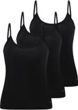 Sloggi Dames spaghettitop 3 pack GO Sense zwart XXL