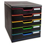 Exacompta 301914D Brievenbakjes zwart, multi