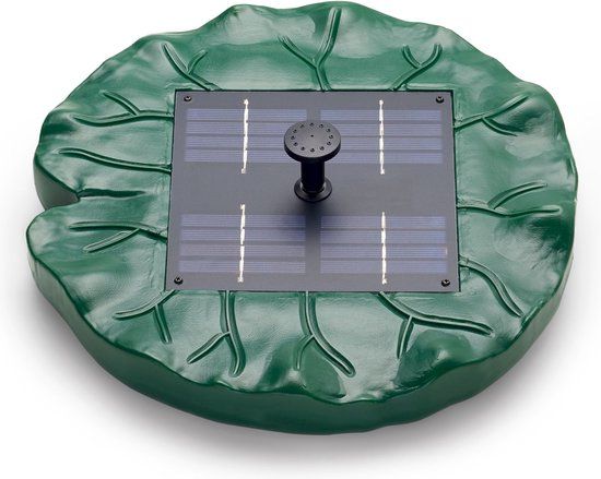 Pontec PondoSolar Lily Island - Solar Fonteinpomp - Zwart