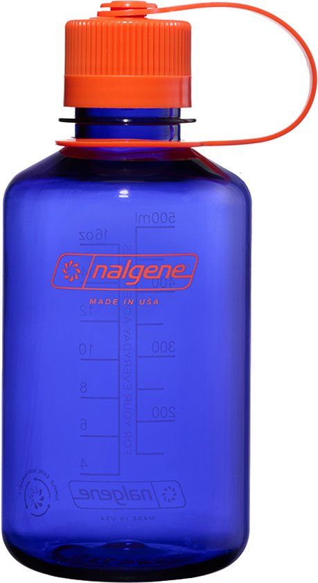 Nalgene Narrow Mouth Bottle - drinkfles - waterfles - lekvrij - 500ml - BPA Free - SUSTAIN - Periwinkle