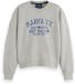Scotch & Soda Sweatshirt graphique en jean coupe oversize