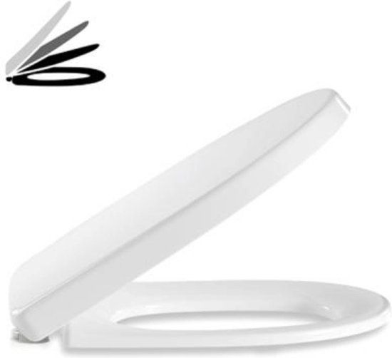 Pressalit Delight WC-bril - Wit - Duroplast - Soft-close - 5 jaar garantie