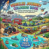 Vehicles Journey Coloring Book: Fun Vehicle Pages to Spark Creativity and Imagination