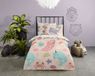 Dekbedovertrek zeepaard, narwal en andere zeedieren - 1 persoons 140x200/220 cm - Roze - 100% Coton renforcé