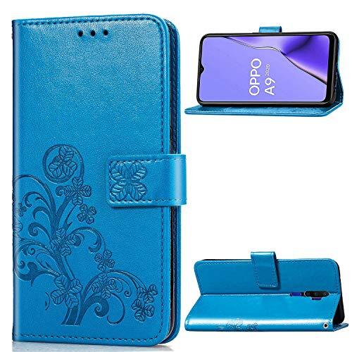 Custodia Custodia® 3D reliëfpatroon flip portefeuille hoes voor Oppo A5 2020/OPPO A9 2020, OPPO A5 2020, 6