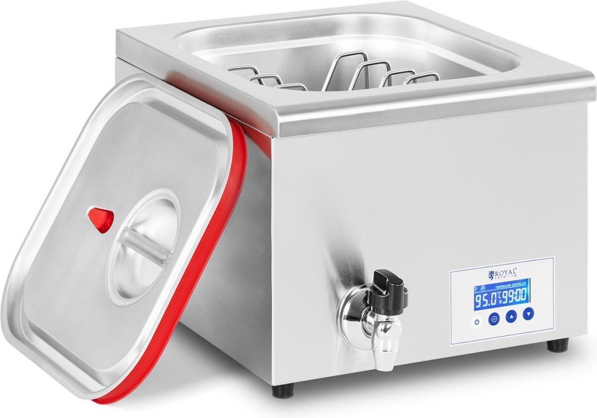 Royal Catering Sous-vide fornuis - 500 W - 30-95 ° C - 16 l - LCD