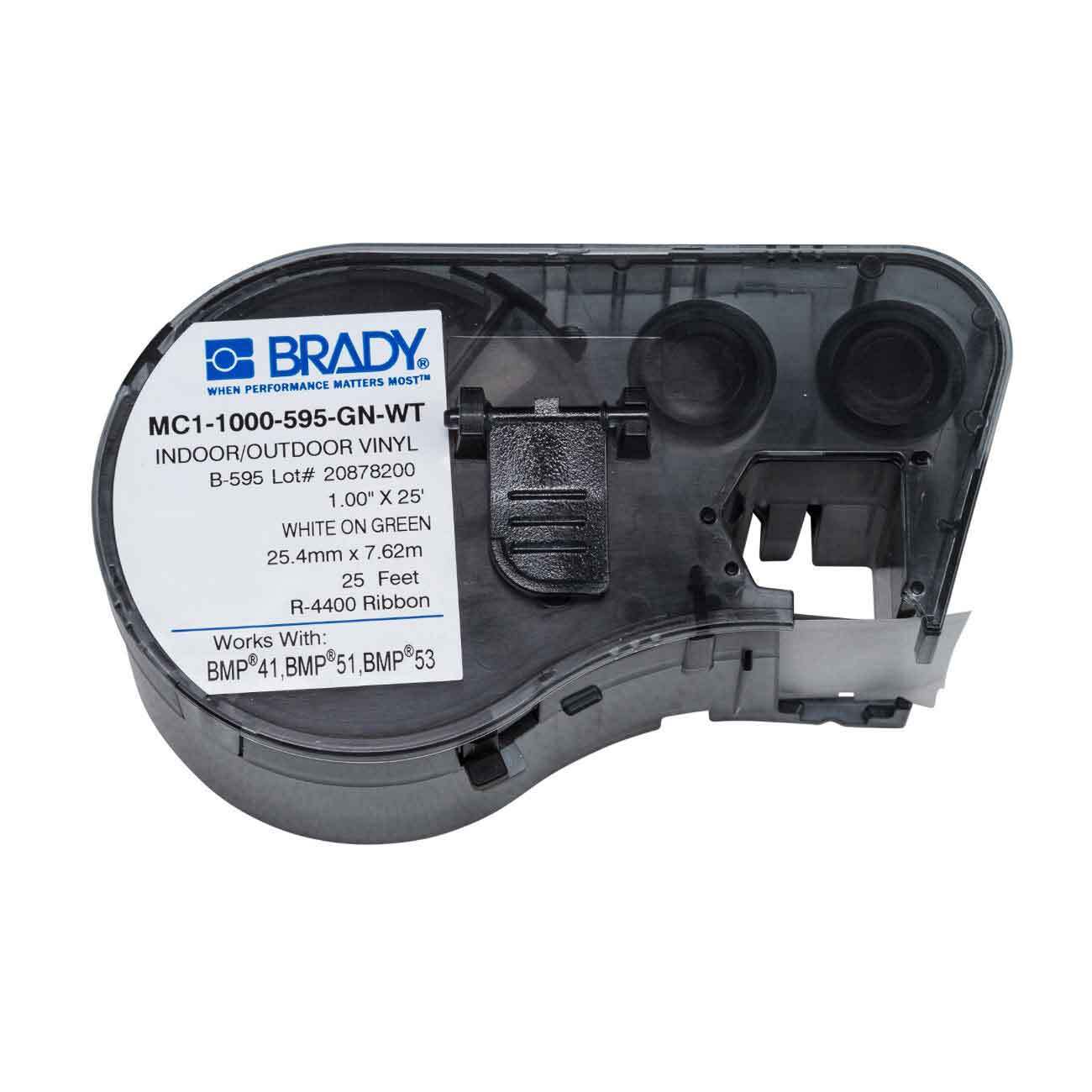 Brady MC1-1000-595-GN-WT