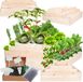 Modo24 ZP09 Carré Potager Surélevé En Escalier Modulable, Bois De Pin, Herbes/légumes, Jardin/terrasse/balcon, 45x117x100 Cm, Naturel