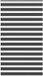 vidaXL Zebra rolgordijn 120x230 cm zwart