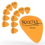 Rocktile Plectrums Yellow Medium 12 Stuks Set