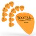 Rocktile Plectrums Yellow Medium 12 Stuks Set