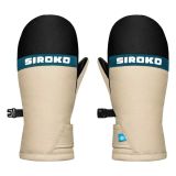 Siroko Enfants gants de snowboard et de ski pour terrafrost beige