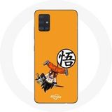 Maniacase Etui voor Samsung Galaxy A71 Goku Dragonball Z Kind Anime