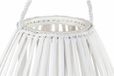 DKD Home Decor Kaarshouder Wit 32 cm Kristal vlechtwerk
