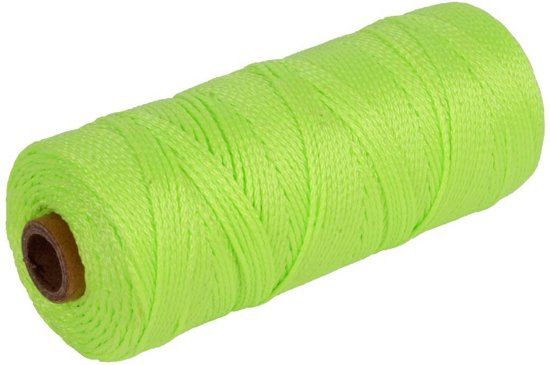 Talen Tools Touw Metselkoord / Uitzetkoord Groen 1.5 X 50 meter