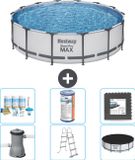 Bestway Rond Steel Pro MAX Zwembad - 427 x 107 cm - Grijs