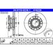 ATE Lot De 2 Disques De Frein 24.0116-0236.1 Ford 1764282 1783910 2040064