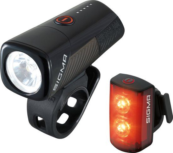 Sigma Buster 400 USB LED Verlichtingset - 400 Lumen + Buster RL 80 Flash USB achterlicht - Oplaadbaar