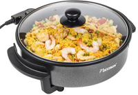 Bestron AHP1200 elektrische paellapan - Ø28.5cm - Zwart