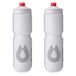 HydraPak Polar Bottle - Breakaway Surge Lichtgewicht Fiets Waterfles 2-Pack - High Flow, Fietsen & Sport Squeeze Fles (Wit, 880ml/30oz)