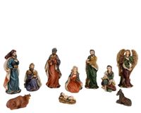 Decoris Crèche 5.5x4.5x14.5 multi