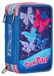 Porte-stylos à 3 compartiments - Bleu clair, adapté à un usage scolaire