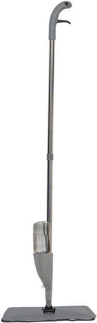 HOME DECO FACTORY Vloerwisser met spray - L121 cm - Kunststof - Grijs