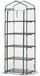 StarTech Mini-broeikas - Balkonbroeikas - Met wielen en deur - Stalen frame - Kunststof afdekking - 69 x 49 cm - Transparant