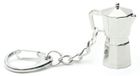 Icecat Porte-clés avec machine expresso, 30mm, argent