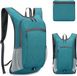 Sac à dos pliable léger, 18 l, sac à dos de randonnée, tissu Oxford, imperméable, sac à dos de jour, sac à dos de camping pour hommes et femmes, sports de plein air, voyage, randonnée, marche Bleu